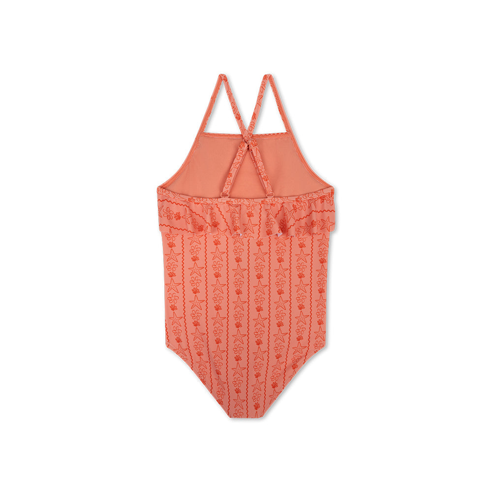 Badeanzug Mädchen - Rosa - Coastal Charm