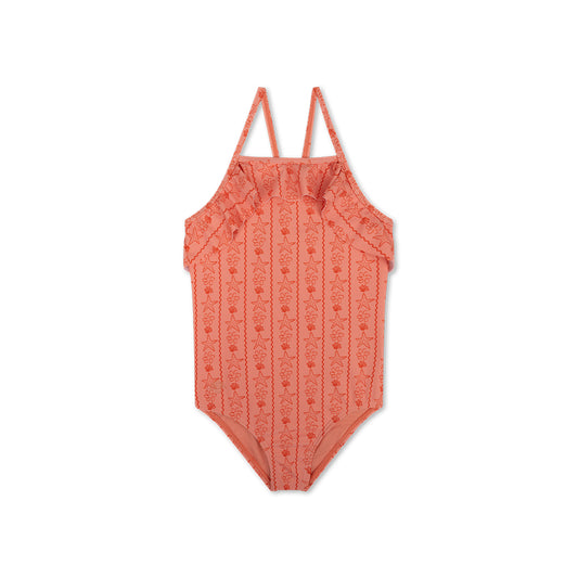 Badpak Meisjes - Oudroze - Coastal Charm