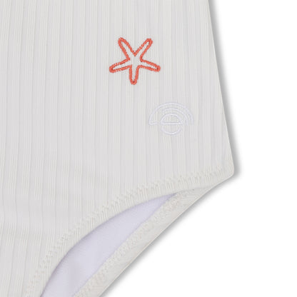 Badpak Meisjes - Wit - White Pearl