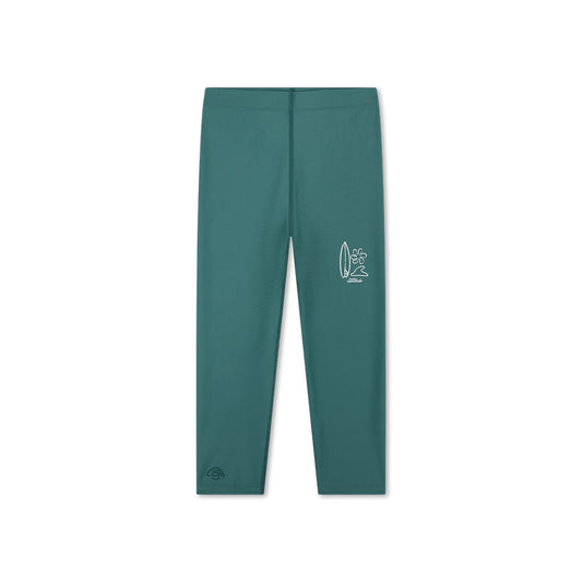 UV Legging - Jongens - Groen - Surfer