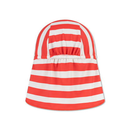 Zonnepetje - Beige/Rood - Coastal Stripe