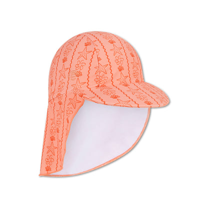 Sonnenhut mit Kappe - Rosa - Coastal Charm