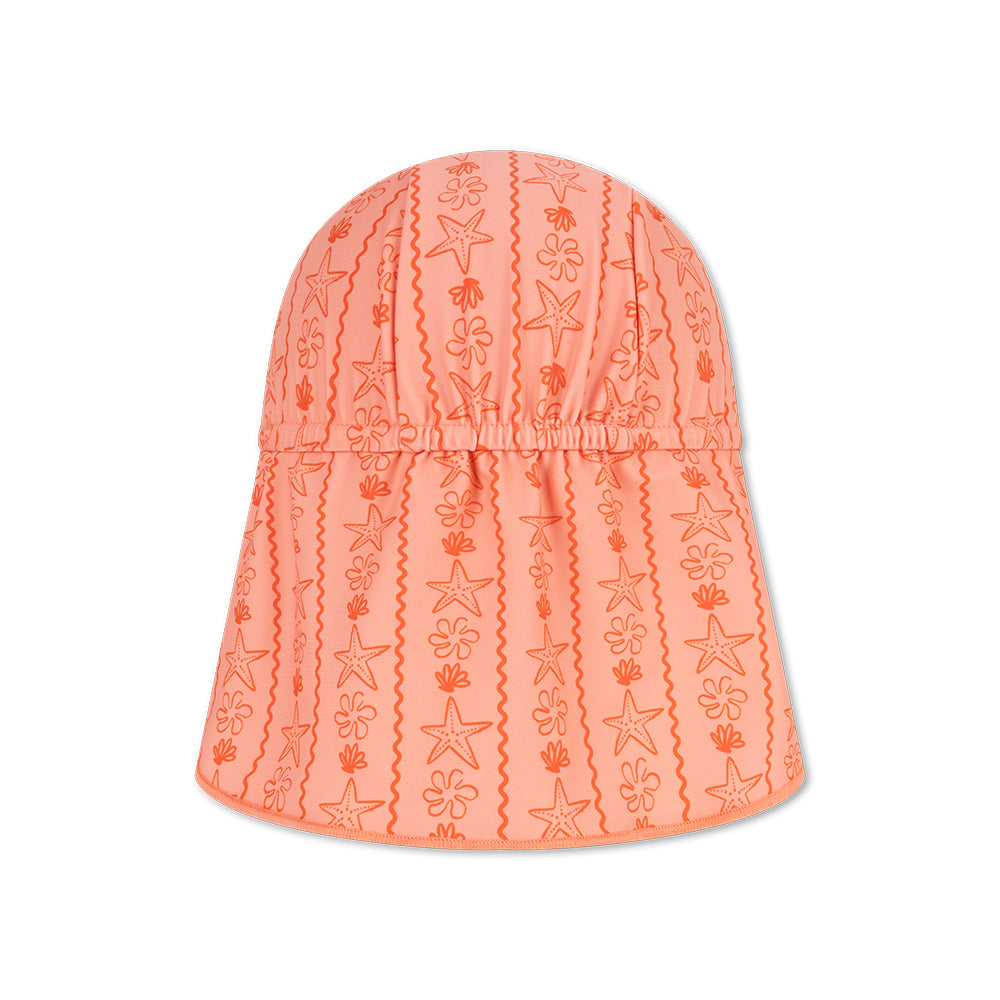 Sonnenhut mit Kappe - Rosa - Coastal Charm