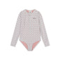 UV Badpak Kinder Met Lange Mouwen - Oudroze - Cozy Hearts