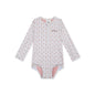 UV Badpak Kinder Met Lange Mouwen - Oudroze - Cozy Hearts
