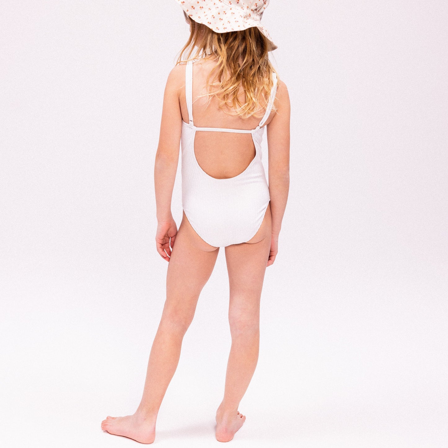 Badpak Meisjes - Wit - White Pearl