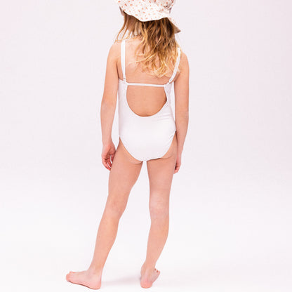 Badpak Meisjes - Wit - White Pearl