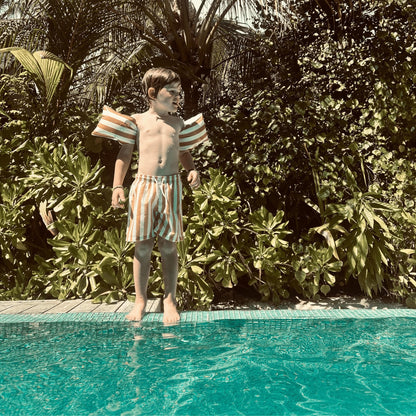 Zwembandjes - Bruin/Wit - Flow