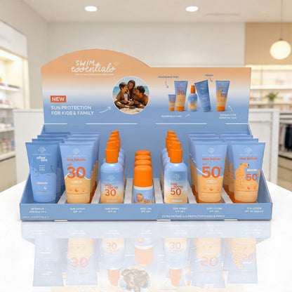 Store Display - Swim Essentials - Suncream - Filled
