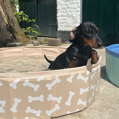 Hundepool - Beige - Bonebash - Ø 80 cm