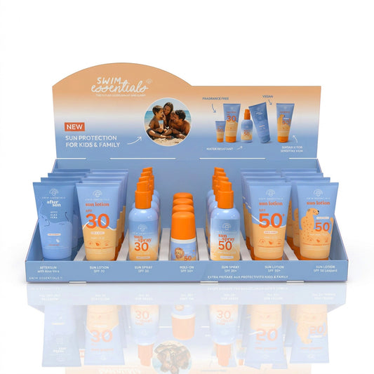 Winkeldisplay - Swim Essentials - Zonnebrandcrème - Gevuld